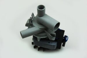 afløbspumpe med hus og 3 studser