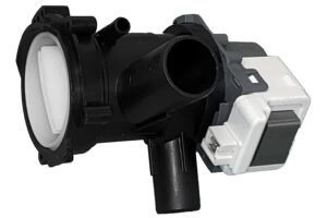 afløbspumpe med hus og si, 2 studser