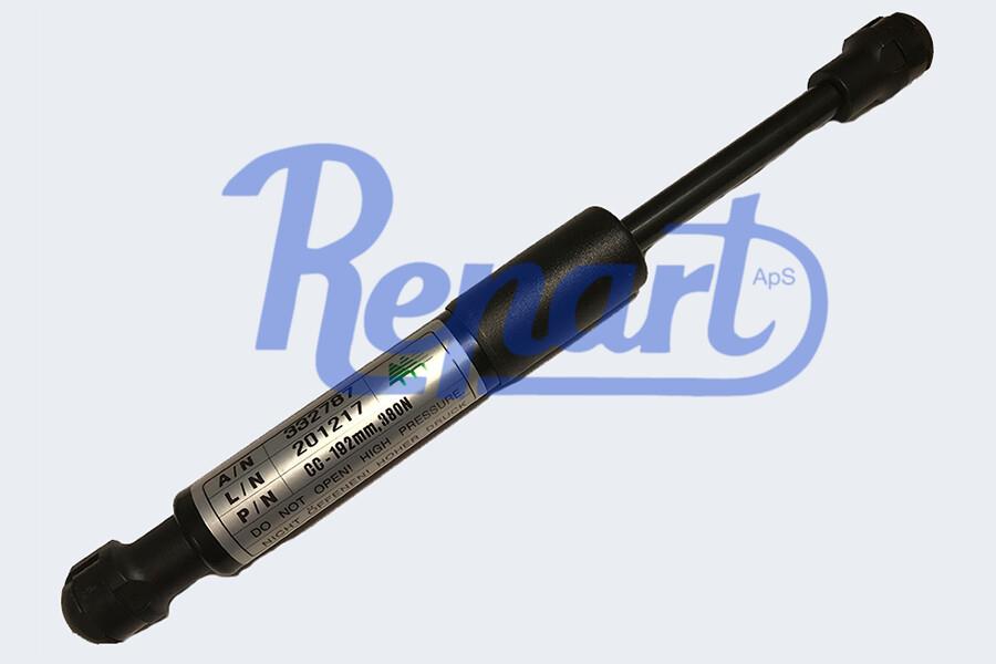 Gasdæmper køkkenlåge 380N/192mm - Komfur / Ovn reservedele