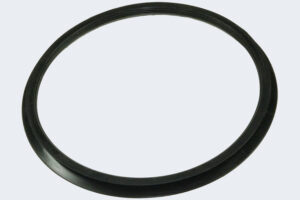 glaspakning med skarp kant