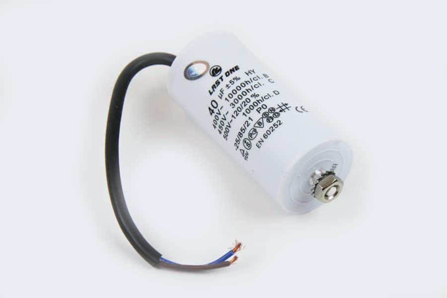 kondensator med ledning 40,0uf