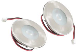 led lampesæt rund 2w 3000k