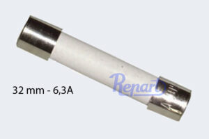 sikring 6,3a 32mm sandfyldt