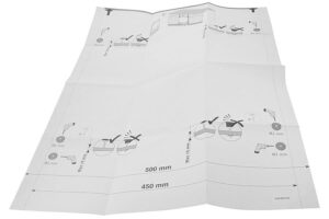 skabelon ikea fastmonteret låge