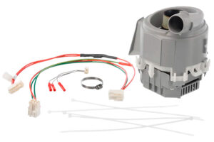 spulemotor med varmelegeme