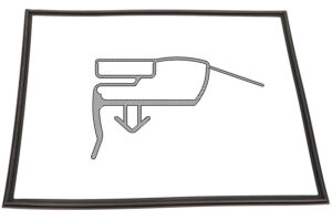 tætningsliste frysedør 735x575mm