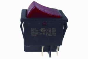 vippeafbryder sort 30x22mm 6,3mm ben