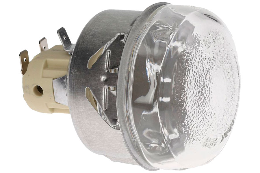 ovnlampe komplet til pizzaovn, ben i vinkel