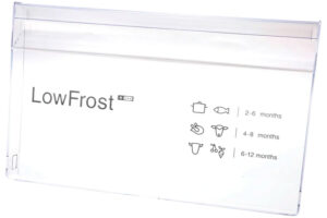 front for fryseskuffe l410/h250mm low frost