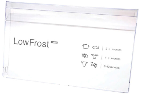 front for fryseskuffe l410/h250mm low frost