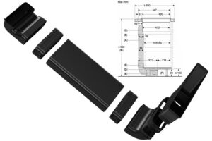 standard recirkulationssæt 60cm bordplader