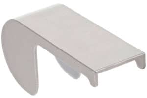 dækplade sølvfarvet