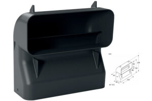 adapter 90° lodret bue s60cm